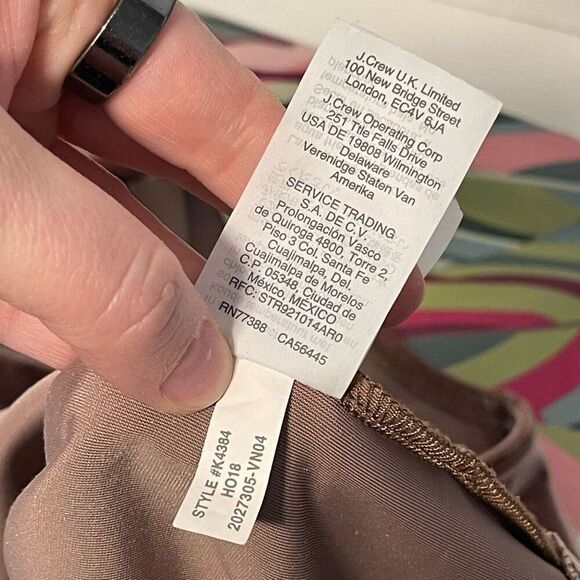 Madewell Velvet Ballet Wrap Top Warm Ash Size Small - Picture 8 of 8